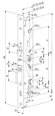 Samozamykací zámek ABLOY EL060